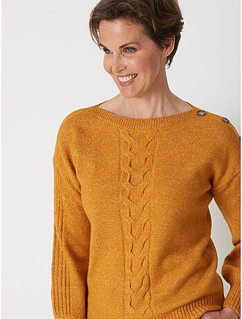 Pull encolure bateau torsadé - DAXON