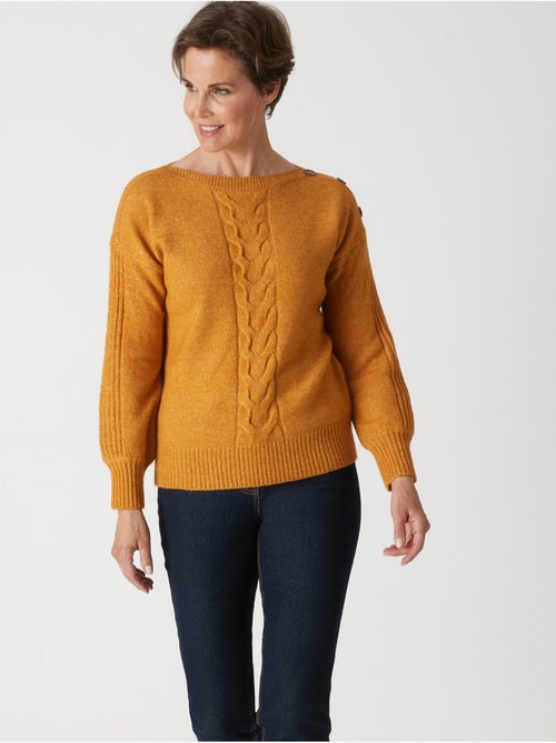Pull encolure bateau torsadé - DAXON - Kiabi