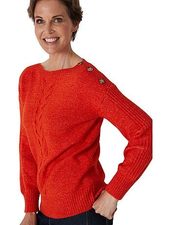 Pull encolure bateau torsadé - DAXON