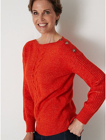 Pull encolure bateau torsadé - DAXON