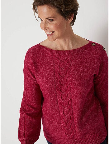 Pull encolure bateau torsadé - DAXON