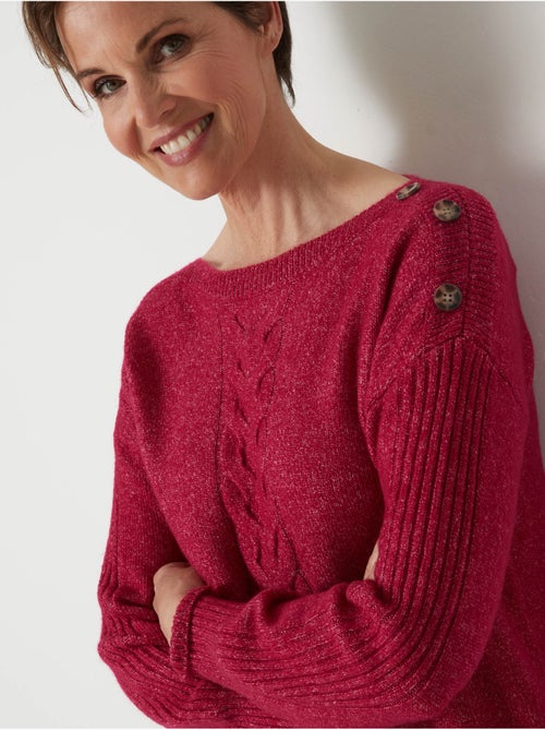 Pull encolure bateau torsadé - DAXON - Kiabi