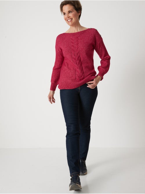 Pull encolure bateau torsadé - DAXON - Kiabi