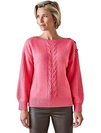 Pull encolure bateau torsadé - DAXON