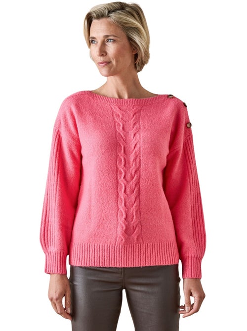 Pull encolure bateau torsadé - DAXON - Kiabi