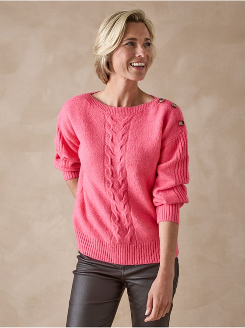 Pull encolure bateau torsadé - DAXON - Kiabi