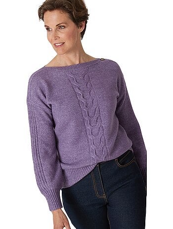 Pull encolure bateau torsadé - DAXON