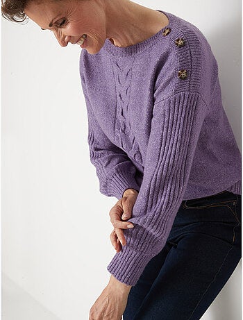 Pull encolure bateau torsadé - DAXON