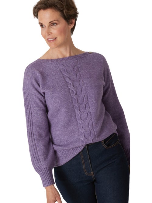 Pull encolure bateau torsadé - DAXON - Kiabi