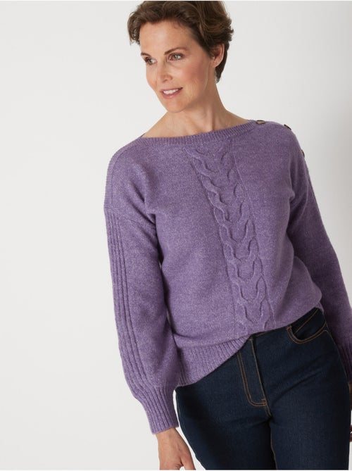 Pull encolure bateau torsadé - DAXON - Kiabi