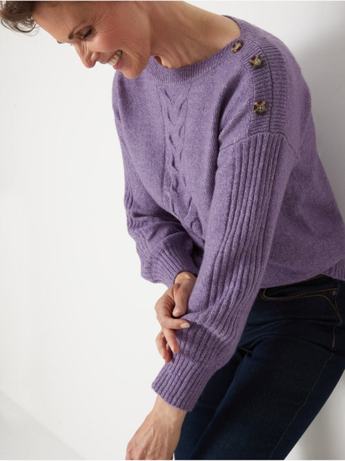 Pull encolure bateau torsadé - DAXON - Kiabi