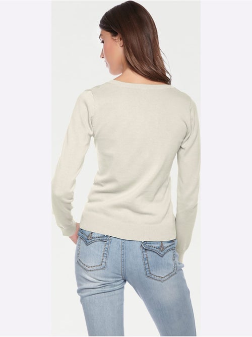 Pull Encolure Ronde - Taille Standard - Helline - Kiabi