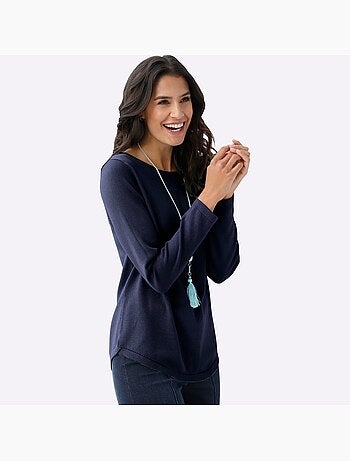 Pull encolure ronde 100% coton pima - taille standard - witt
