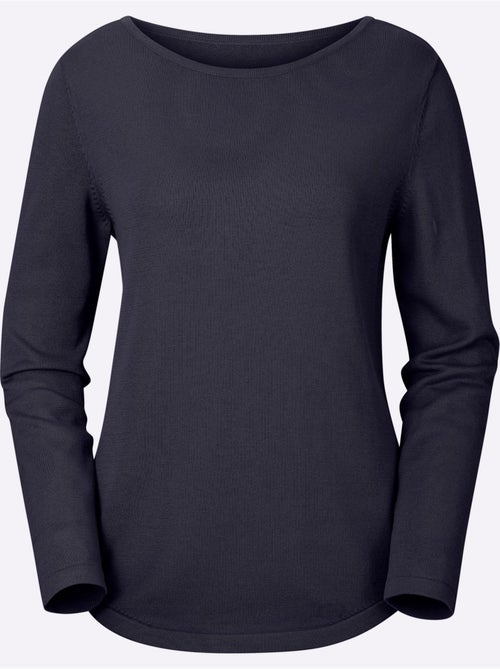 Pull encolure ronde 100% coton pima - taille standard - witt - Kiabi