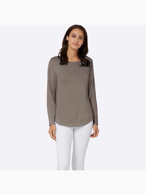 Pull encolure ronde 100% coton pima - taille standard - witt - Kiabi