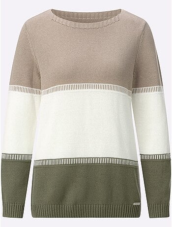 Pull Encolure Ronde 50% Coton - Taille Standard - Witt