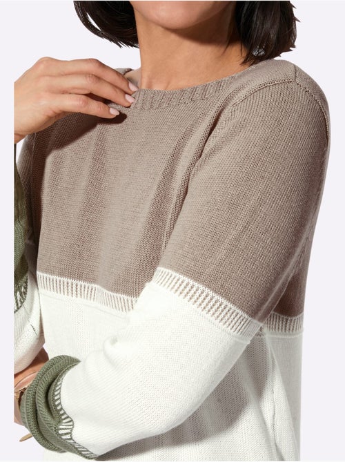 Pull Encolure Ronde 50% Coton - Taille Standard - Witt - Kiabi