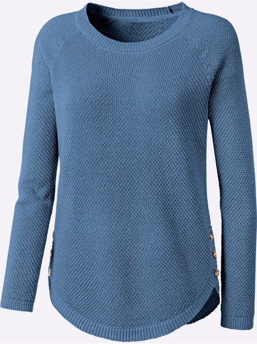 Pull Encolure Ronde 50% Coton - Taille Standard - Witt - Kiabi Pull Encolure Ronde 50% Coton - Taille Standard - Witt - Kiabi