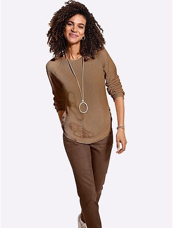 Pull Encolure Ronde 50% Coton - Taille Standard - Witt