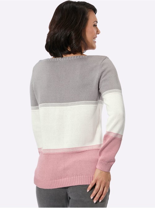 Pull Encolure Ronde 50% Coton - Taille Standard - Witt - Kiabi