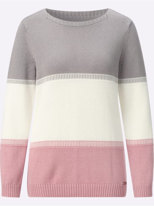 Pull Encolure Ronde 50% Coton - Taille Standard - Witt - Kiabi