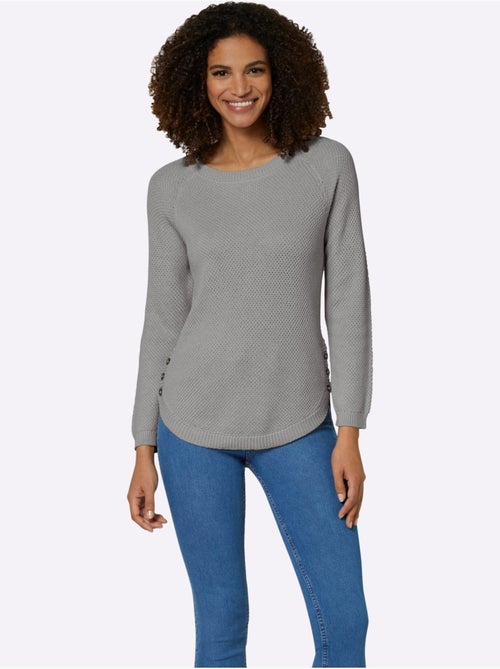 Pull Encolure Ronde 50% Coton - Taille Standard - Witt - Kiabi Pull Encolure Ronde 50% Coton - Taille Standard - Witt - Kiabi