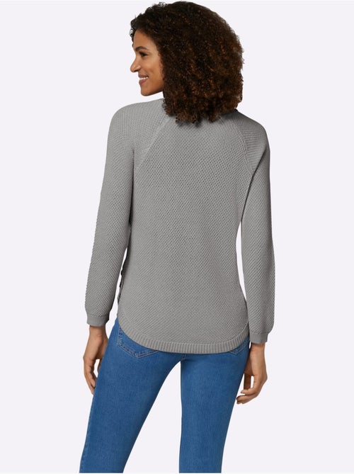 Pull Encolure Ronde 50% Coton - Taille Standard - Witt - Kiabi Pull Encolure Ronde 50% Coton - Taille Standard - Witt - Kiabi