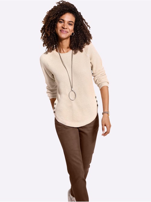 Pull Encolure Ronde 50% Coton - Taille Standard - Witt - Kiabi Pull Encolure Ronde 50% Coton - Taille Standard - Witt - Kiabi