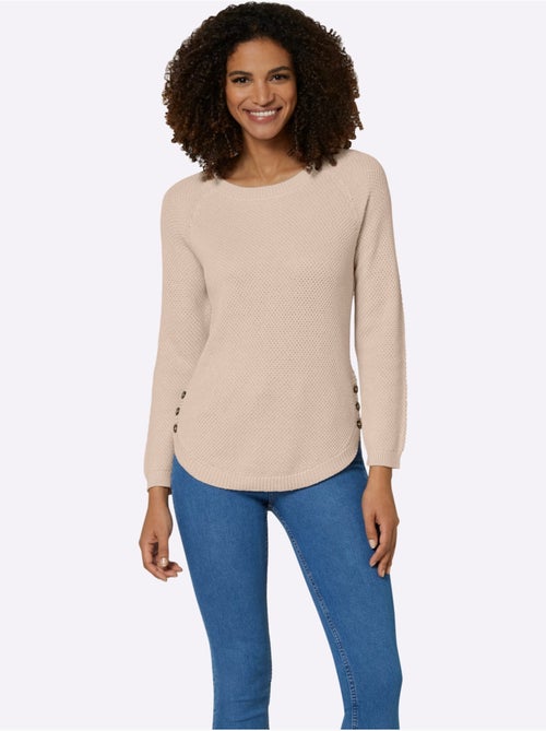 Pull Encolure Ronde 50% Coton - Taille Standard - Witt - Kiabi Pull Encolure Ronde 50% Coton - Taille Standard - Witt - Kiabi