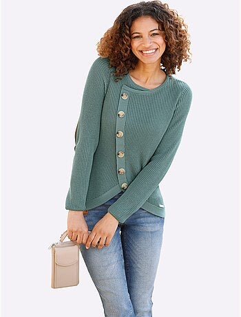 Pull encolure ronde 50% coton - taille standard - witt