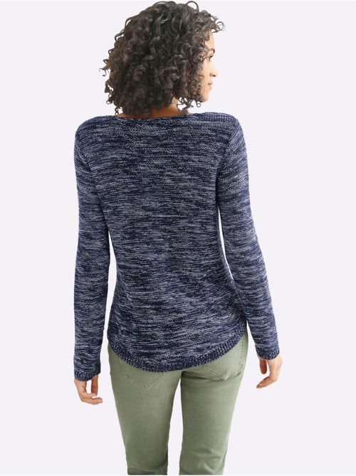 Pull encolure ronde 54% coton - taille standard - witt - Kiabi Pull encolure ronde 54% coton - taille standard - witt - Kiabi