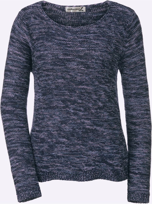 Pull encolure ronde 54% coton - taille standard - witt - Kiabi Pull encolure ronde 54% coton - taille standard - witt - Kiabi