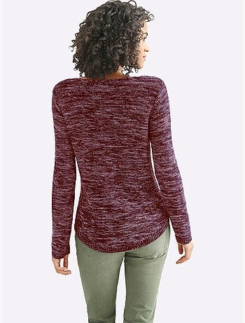 Pull encolure ronde 54% coton - taille standard - witt