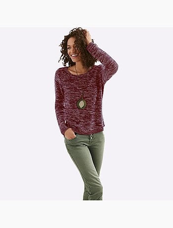 Pull encolure ronde 54% coton - taille standard - witt