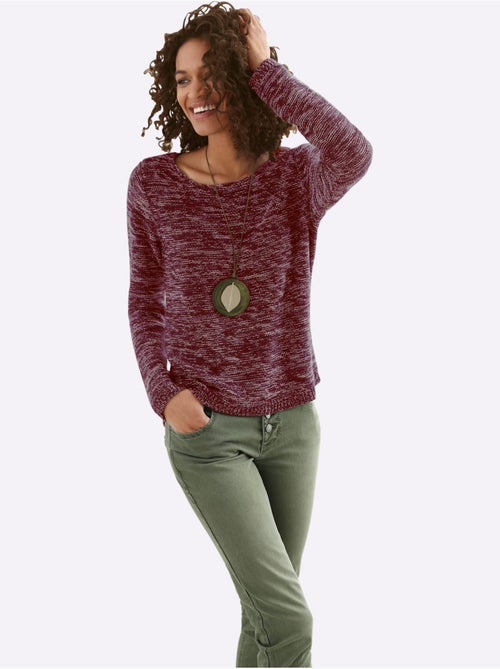 Pull encolure ronde 54% coton - taille standard - witt - Kiabi Pull encolure ronde 54% coton - taille standard - witt - Kiabi