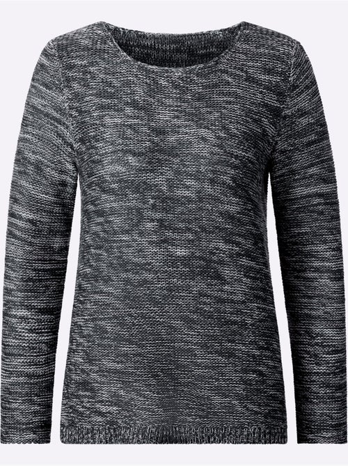 Pull encolure ronde 54% coton - taille standard - witt - Kiabi