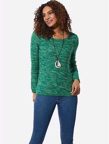 Pull encolure ronde 54% coton - taille standard - witt
