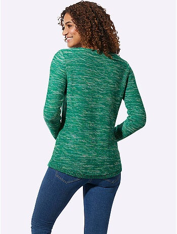 Pull encolure ronde 54% coton - taille standard - witt