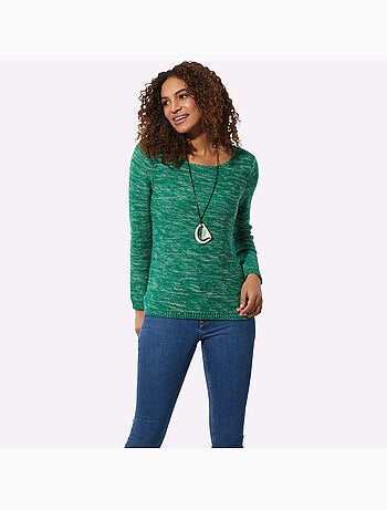 Pull encolure ronde 54% coton - taille standard - witt