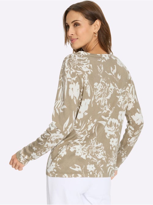 Pull Encolure Ronde 60% Viscose - Taille Standard - Witt - Kiabi Pull Encolure Ronde 60% Viscose - Taille Standard - Witt - Kiabi