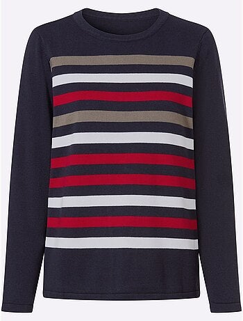 Pull encolure ronde à encolure ronde - taille standard - moda vilona