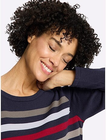 Pull encolure ronde à encolure ronde - taille standard - moda vilona