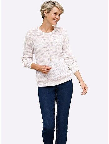 Pull Encolure Ronde Acrylique Facile D'entretien - Taille Standard - Moda Vilona