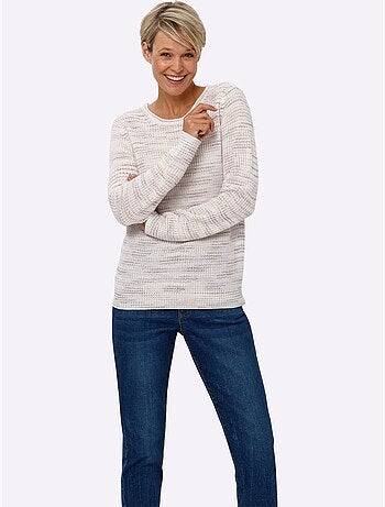 Pull Encolure Ronde Acrylique Facile D'entretien - Taille Standard - Moda Vilona