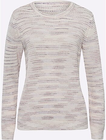 Pull Encolure Ronde Acrylique Facile D'entretien - Taille Standard - Moda Vilona