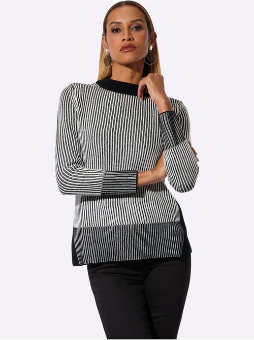 Pull Encolure Ronde Avec Coton Biologique - Taille Standard - Helline - Kiabi Pull Encolure Ronde Avec Coton Biologique - Taille Standard - Helline - Kiabi