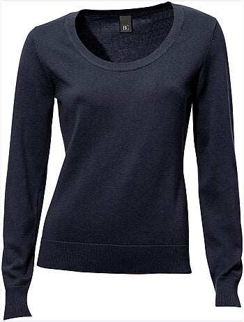 Pull Encolure Ronde Basique Et Facile à Associer, Coloris Tendance - Taille Standard - helline