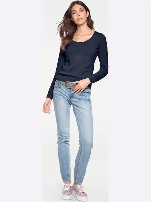 Pull Encolure Ronde Basique Et Facile à Associer, Coloris Tendance - Taille Standard - helline - Kiabi