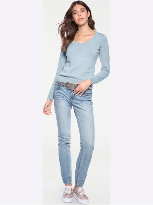 Pull Encolure Ronde Basique Et Facile à Associer, Coloris Tendance - Taille Standard - helline - Kiabi