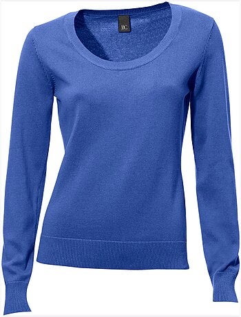 Pull Encolure Ronde Basique Et Facile à Associer, Coloris Tendance - Taille Standard - helline